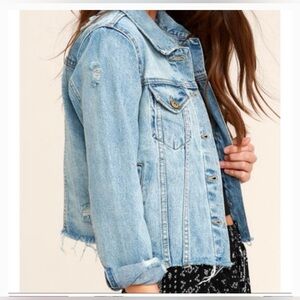 Pistola cropped jeans jacket
